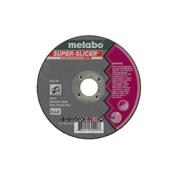 655995000 Cutting Wheel, Metabo, Mfr#: 655995000